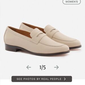 Beckett Simonon Siena Dove Cream Penny Loafers